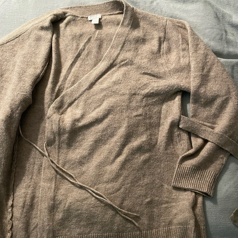 H&M Maternity wrap sweater size L